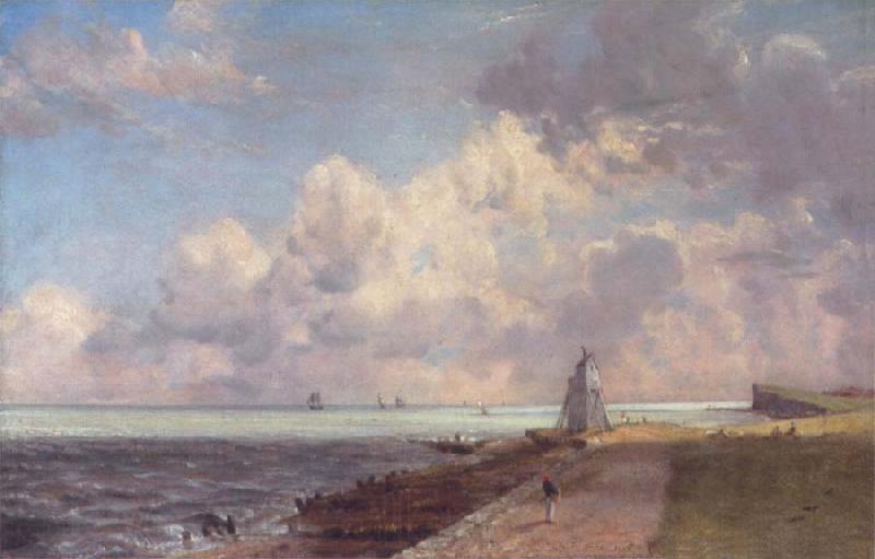 John Constable Harwich Lighthouse Norge oil painting art